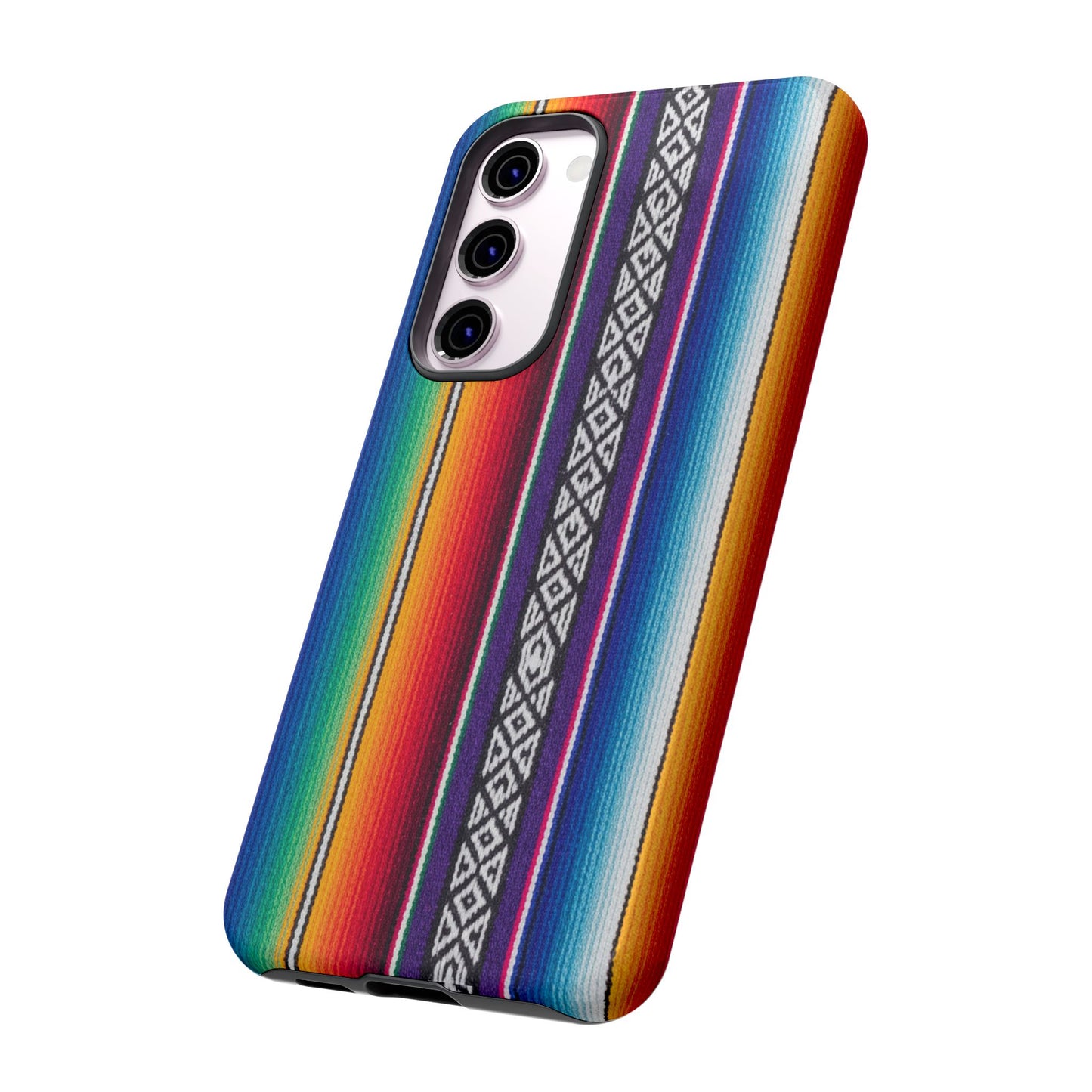 Serape Stripe Phone Case – Colorful Mexican Blanket Pattern Tough Case