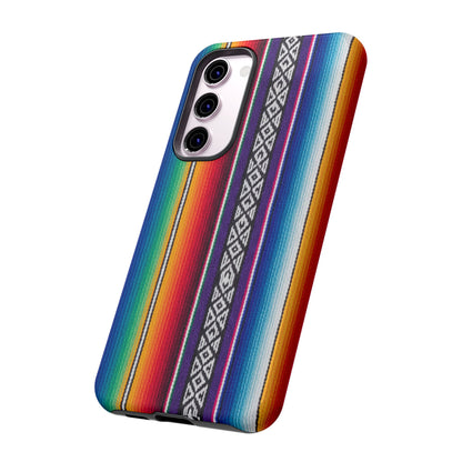 Serape Stripe Phone Case – Colorful Mexican Blanket Pattern Tough Case