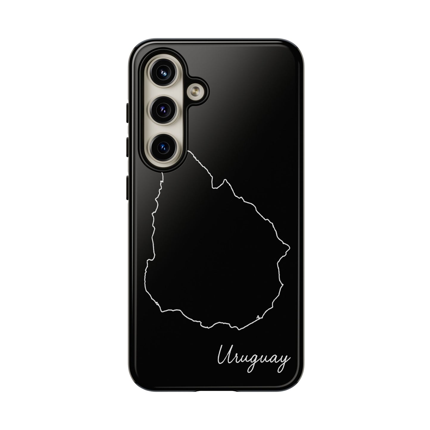 Uruguay Outline Phone Case – Minimal Country Map Tough Case (iPhone, Samsung, Pixel)