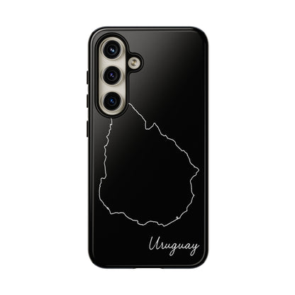 Uruguay Outline Phone Case – Minimal Country Map Tough Case (iPhone, Samsung, Pixel)