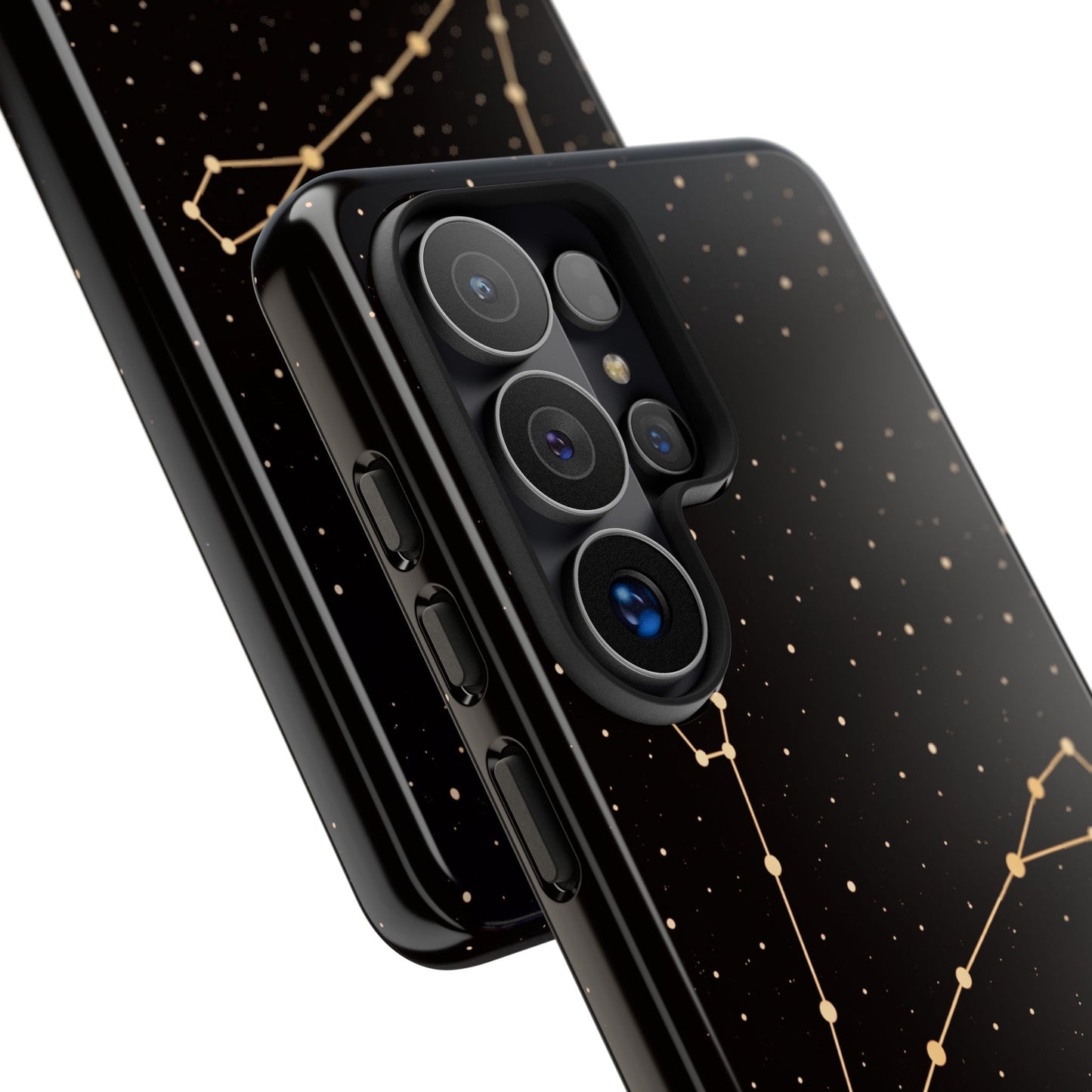 Pisces Zodiac Constellation Phone Case – Luxe Gold Celestial Cover