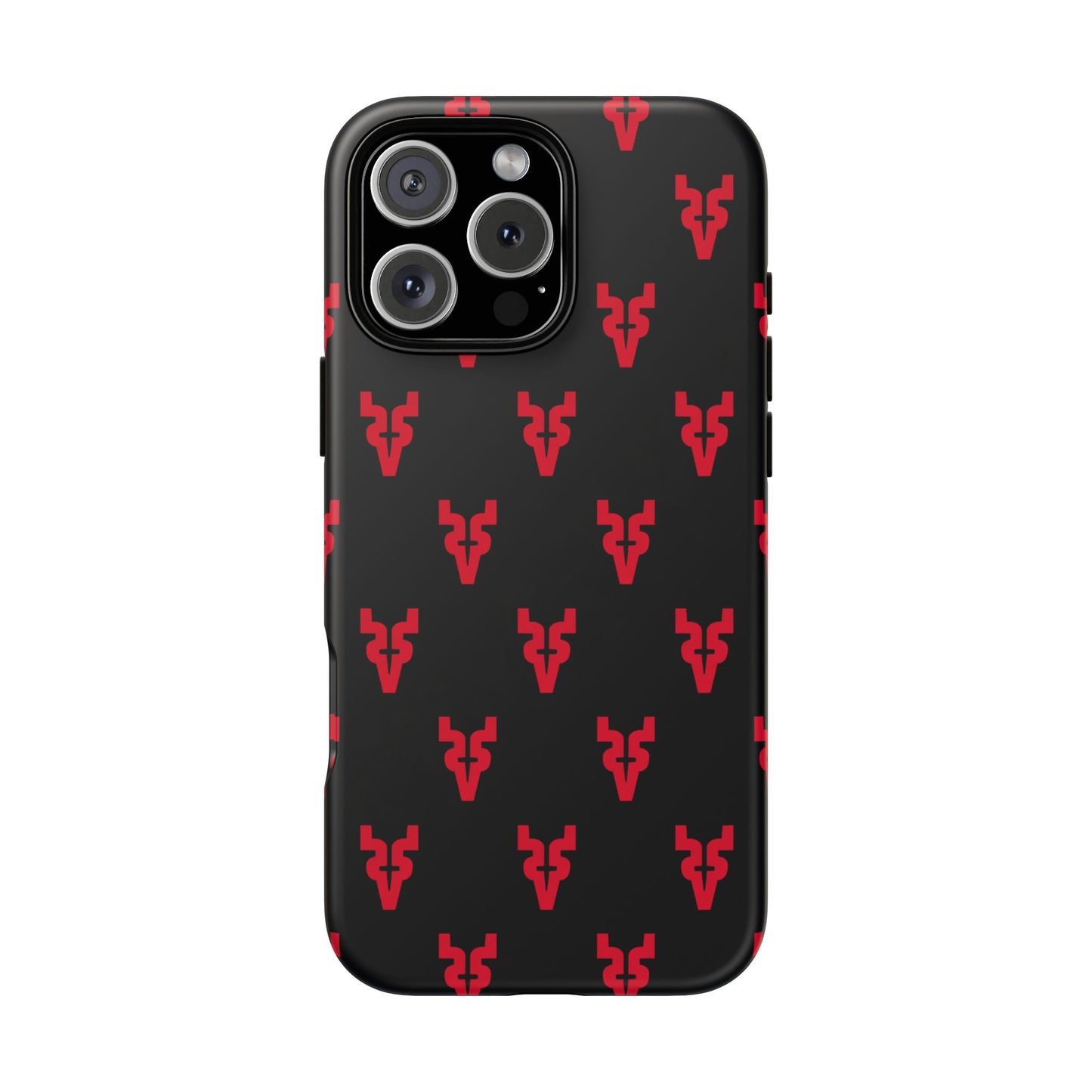 Mazatlán Bull Phone Case – Black Red Streetwear Tough Shockproof Cover