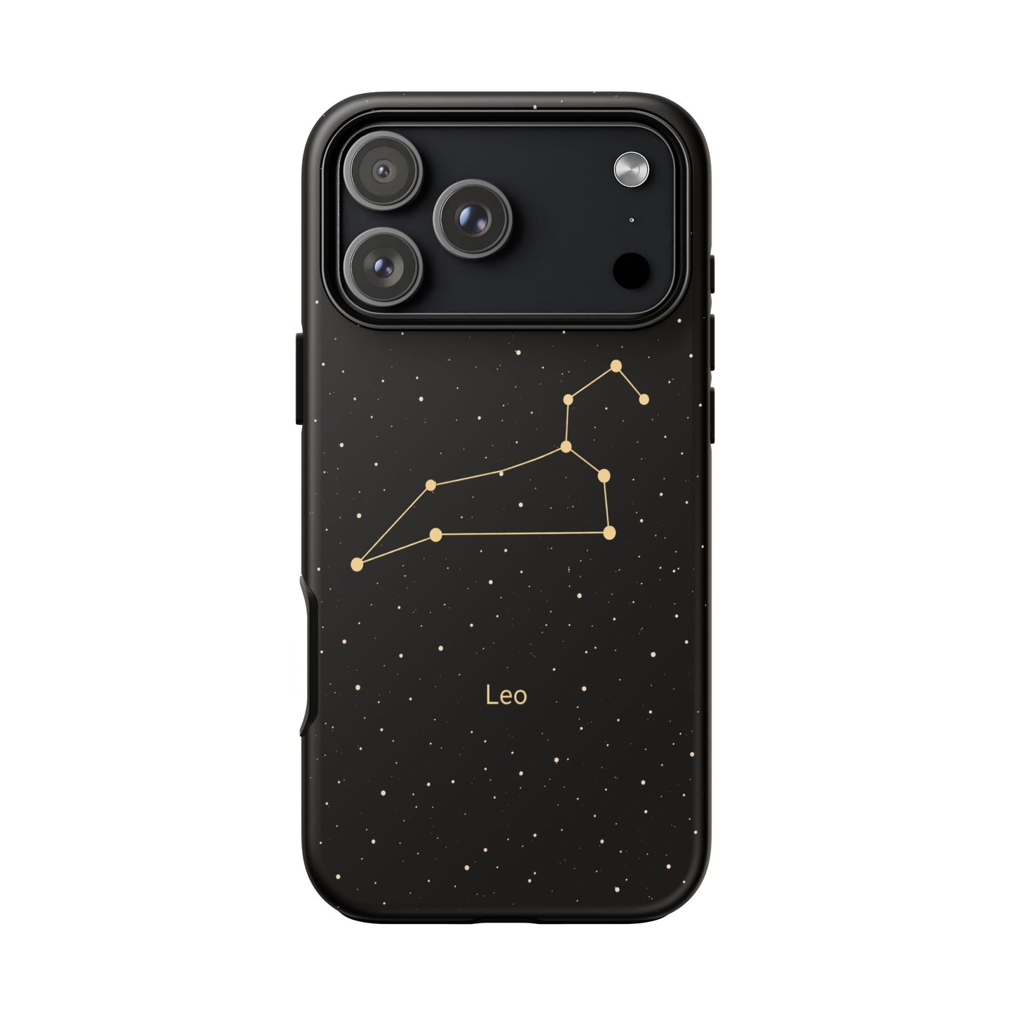 Leo Zodiac Constellation Phone Case – Luxe Gold Celestial Cover