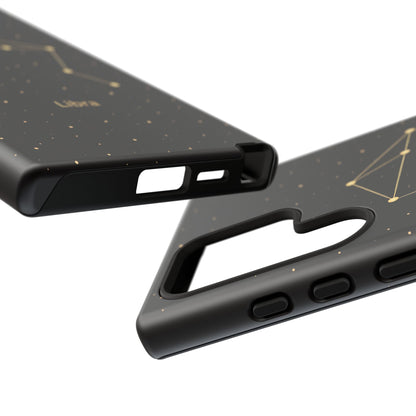 Libra Zodiac Constellation Phone Case – Luxe Gold Celestial Cover