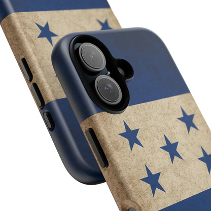 Honduras Flag Phone Case | Vintage Honduran Flag iPhone & Samsung Tough Protective Case