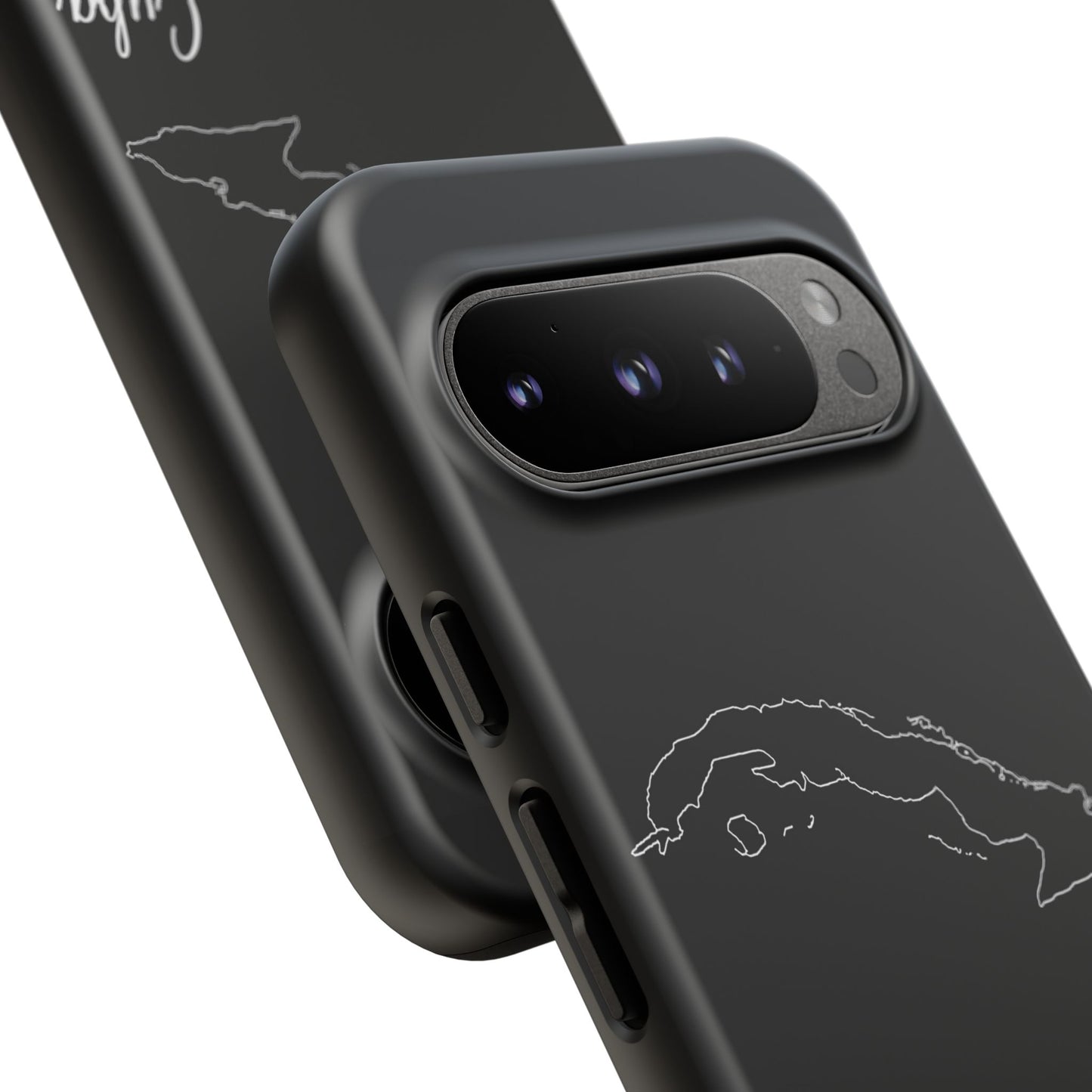 Cuba Outline Phone Case – Minimal Country Map Tough Case (iPhone, Samsung, Pixel)