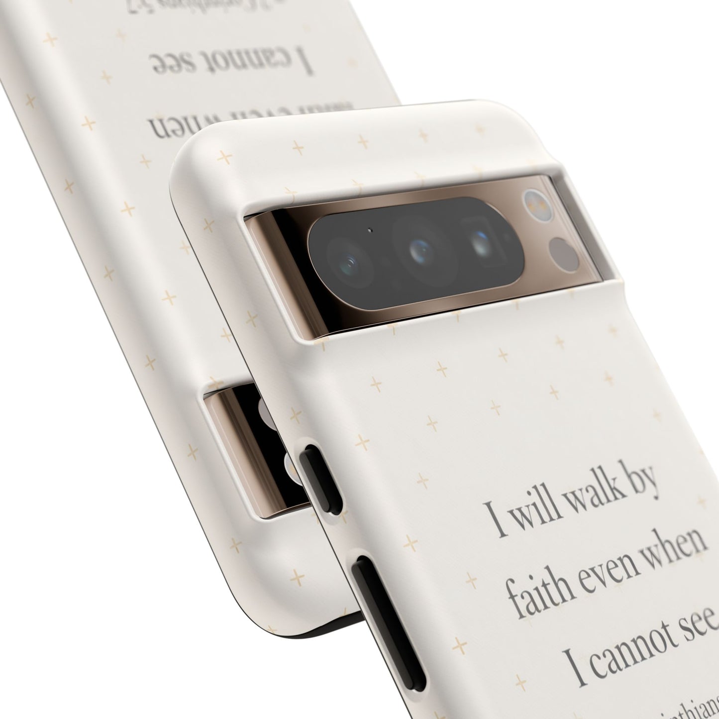 Walk by Faith Phone Case 2 Corinthians 5:7 Christian Bible Cover