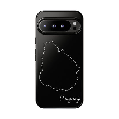 Uruguay Outline Phone Case – Minimal Country Map Tough Case (iPhone, Samsung, Pixel)