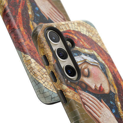 Virgin Mary Phone Case, Catholic Phone Case, Christian Aesthetic Case, Religious iPhone Case, Saint Art Case, Faith Gift