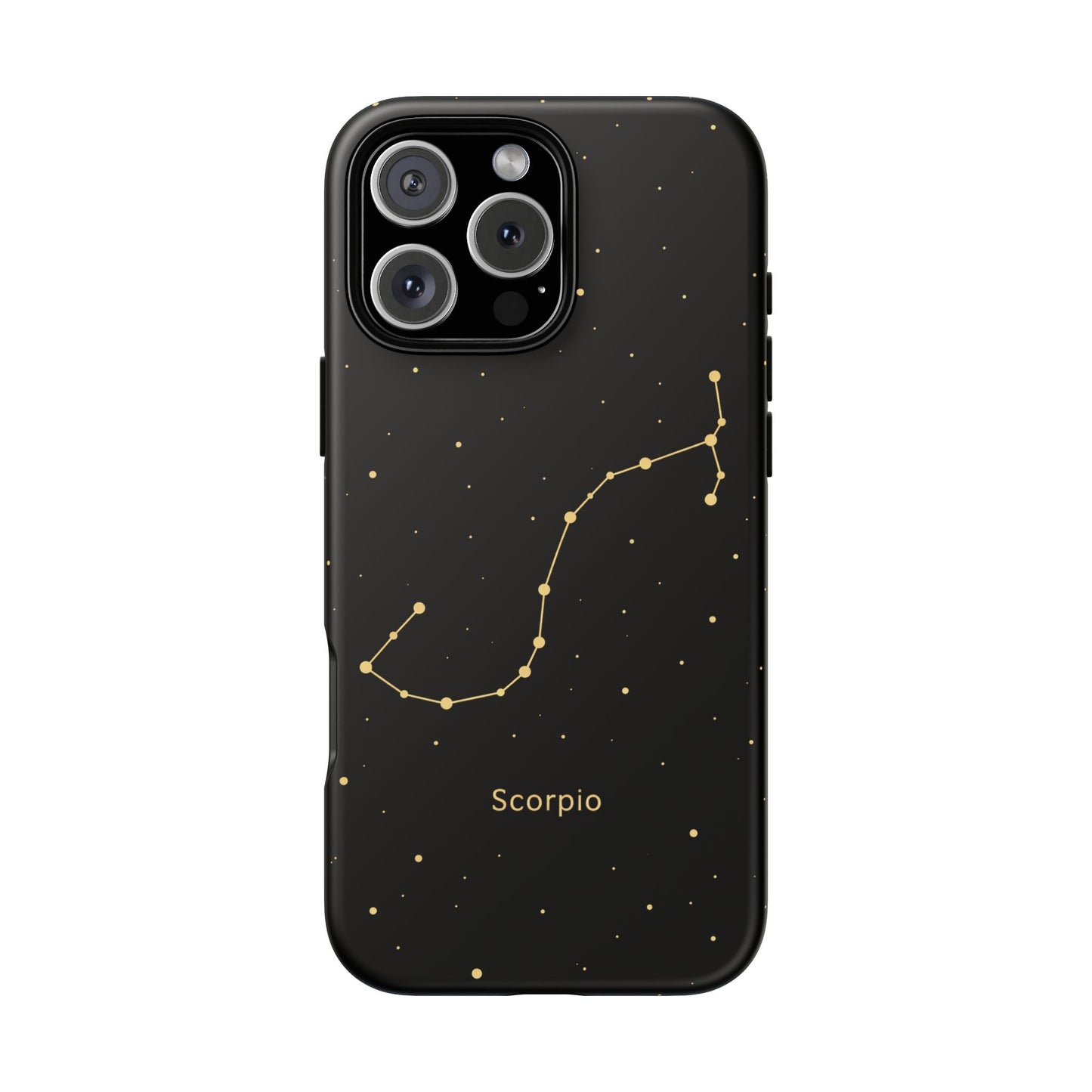 Scorpio Zodiac Constellation Phone Case – Luxe Gold Celestial Cover