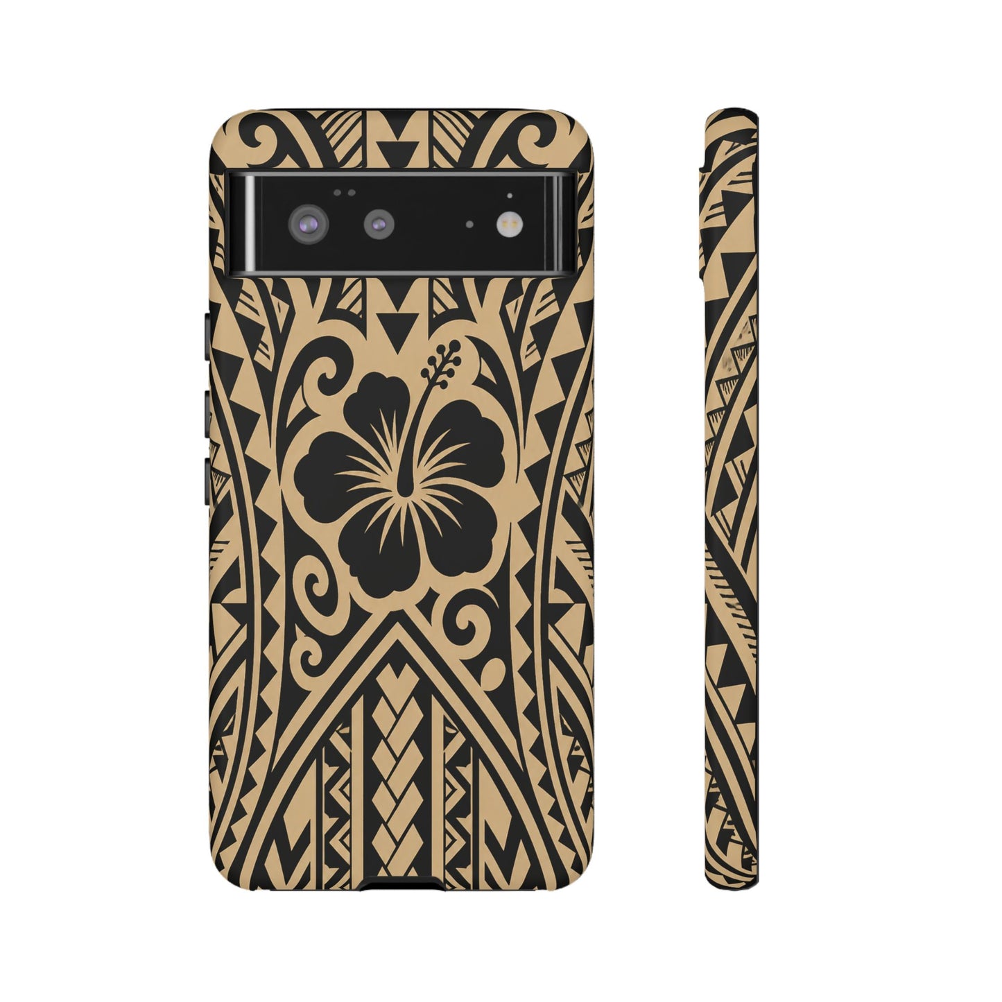 Polynesian Tribal Hawaiin Hibiscus Phone Case for iPhone Samsung Galaxy