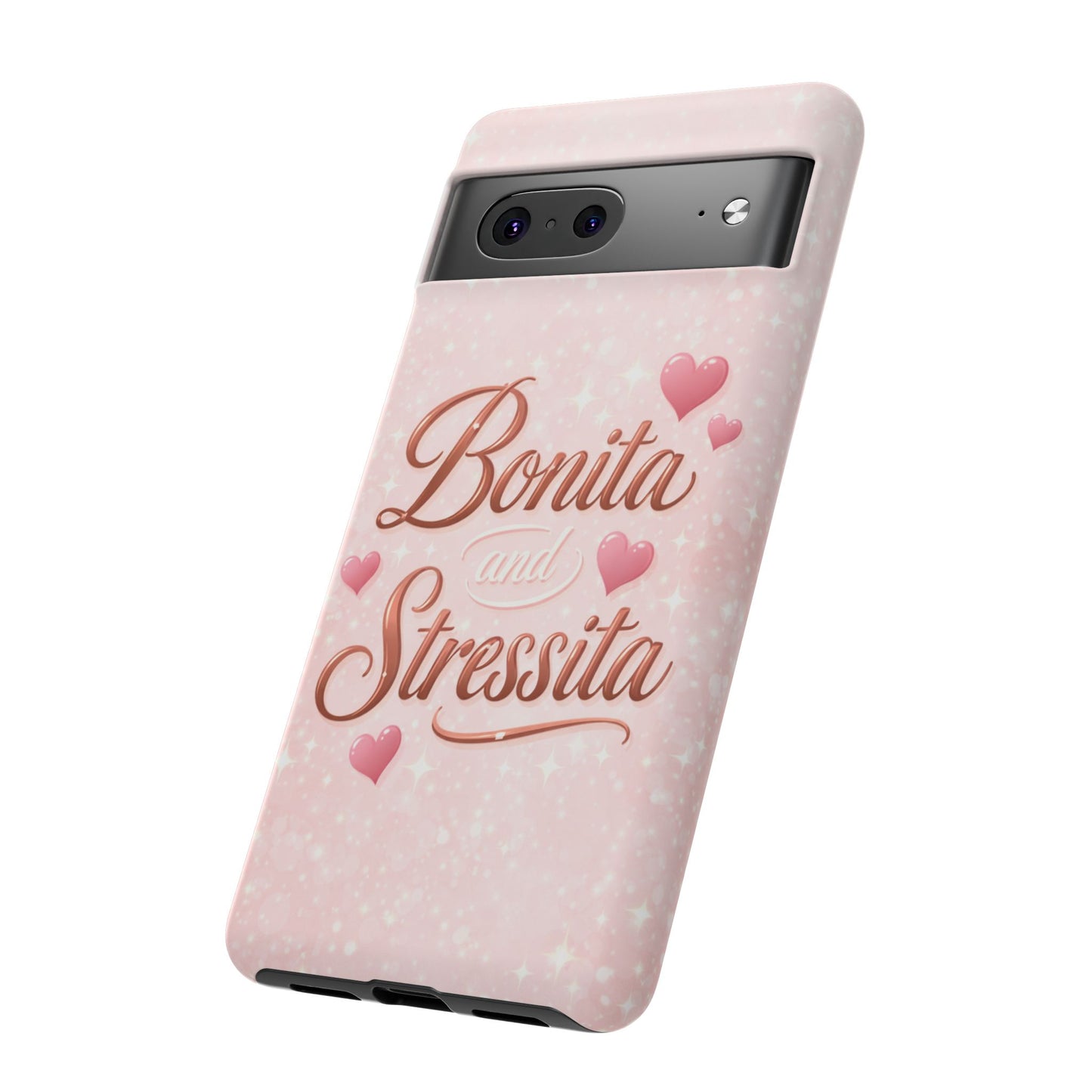 Bonita Stressita Phone Case Cute Latina Aesthetic Pink Coquette Case