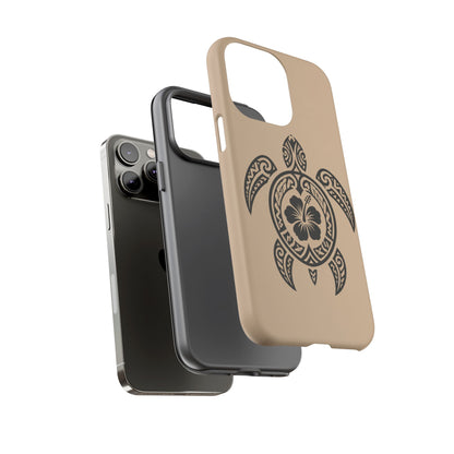 Polynesian Turtle Phone Case | Hawaiian Beach Tough Cover