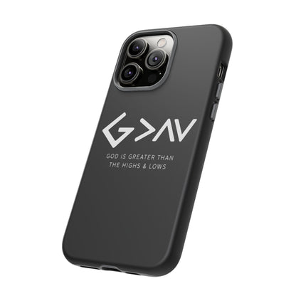 God Is Greater Than The Highs & Lows G>∧∨ Christian Phone Case