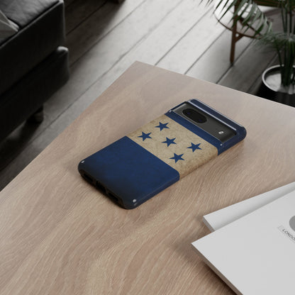 Honduras Flag Phone Case | Vintage Honduran Flag iPhone & Samsung Tough Protective Case