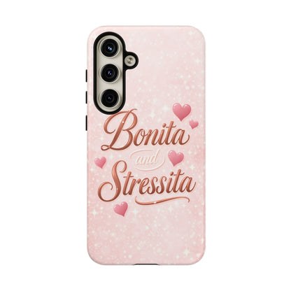 Bonita Stressita Phone Case Cute Latina Aesthetic Pink Coquette Case