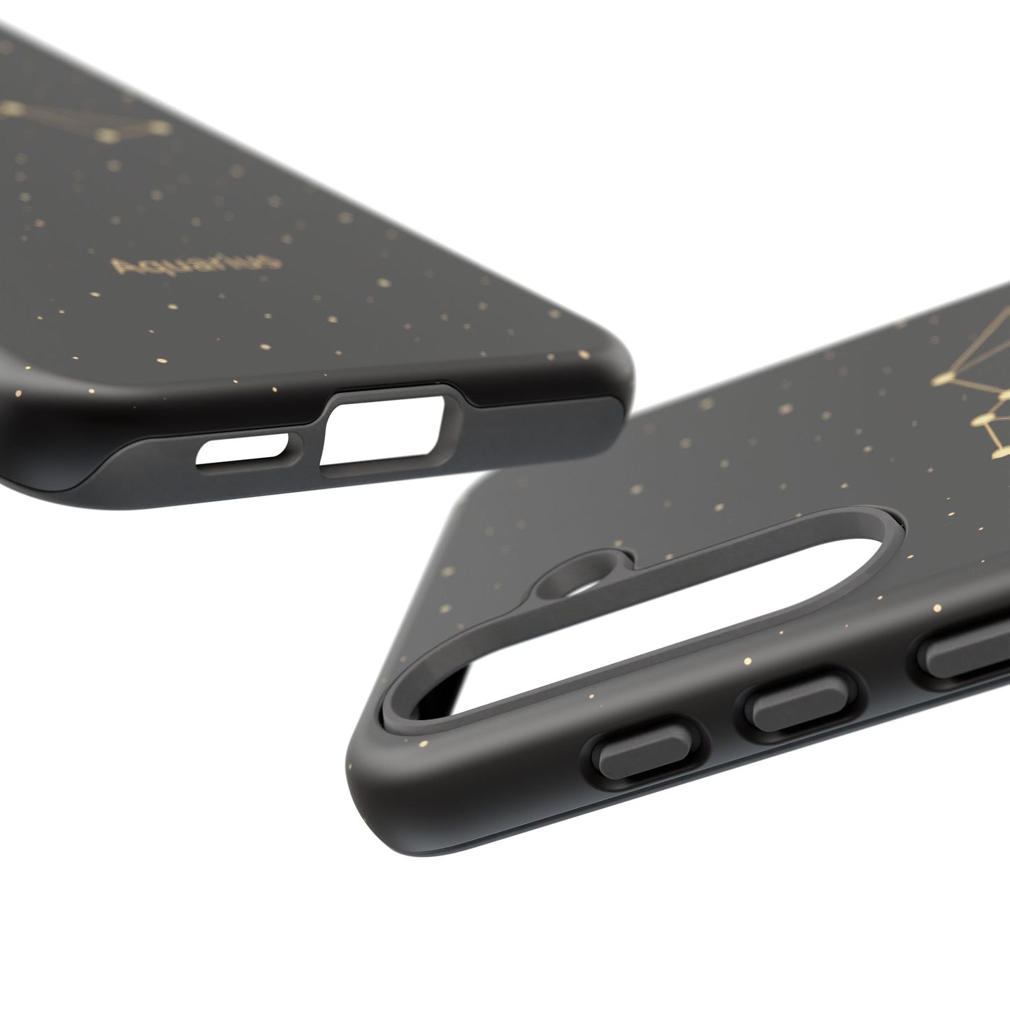 Aquarius Zodiac Constellation Phone Case – Luxe Gold Celestial Cover