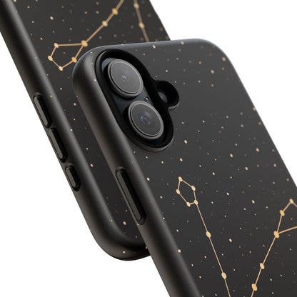 Pisces Zodiac Constellation Phone Case – Luxe Gold Celestial Cover