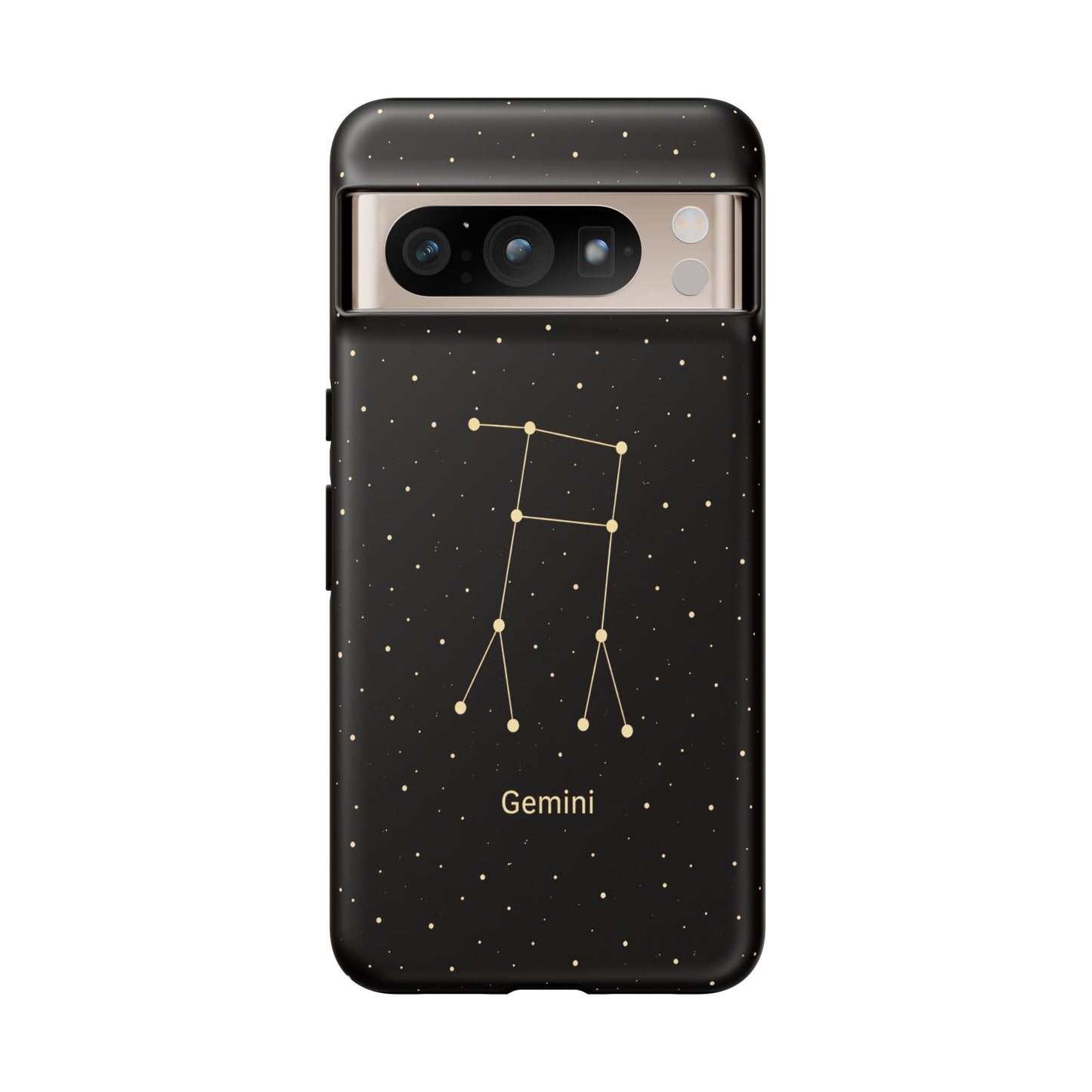 Gemini Zodiac Constellation Phone Case – Luxe Gold Celestial Cover