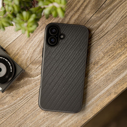 Carbon Fiber Inspired Phone Case – Rugged Slim Protective Tech Case for iPhone & Samsung