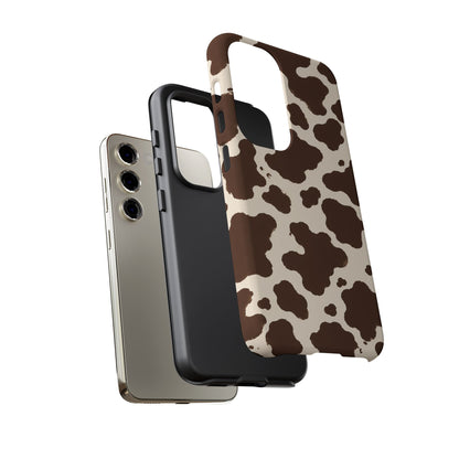 Western Cow Print Tough Phone Case for iPhone Samsung Galaxy Pixel