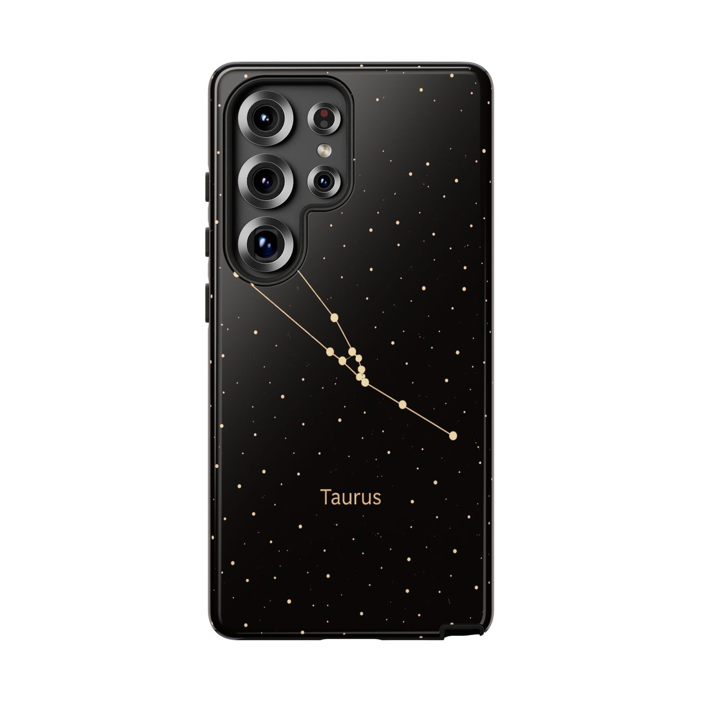 Taurus Zodiac Constellation Phone Case – Luxe Gold Celestial Cover