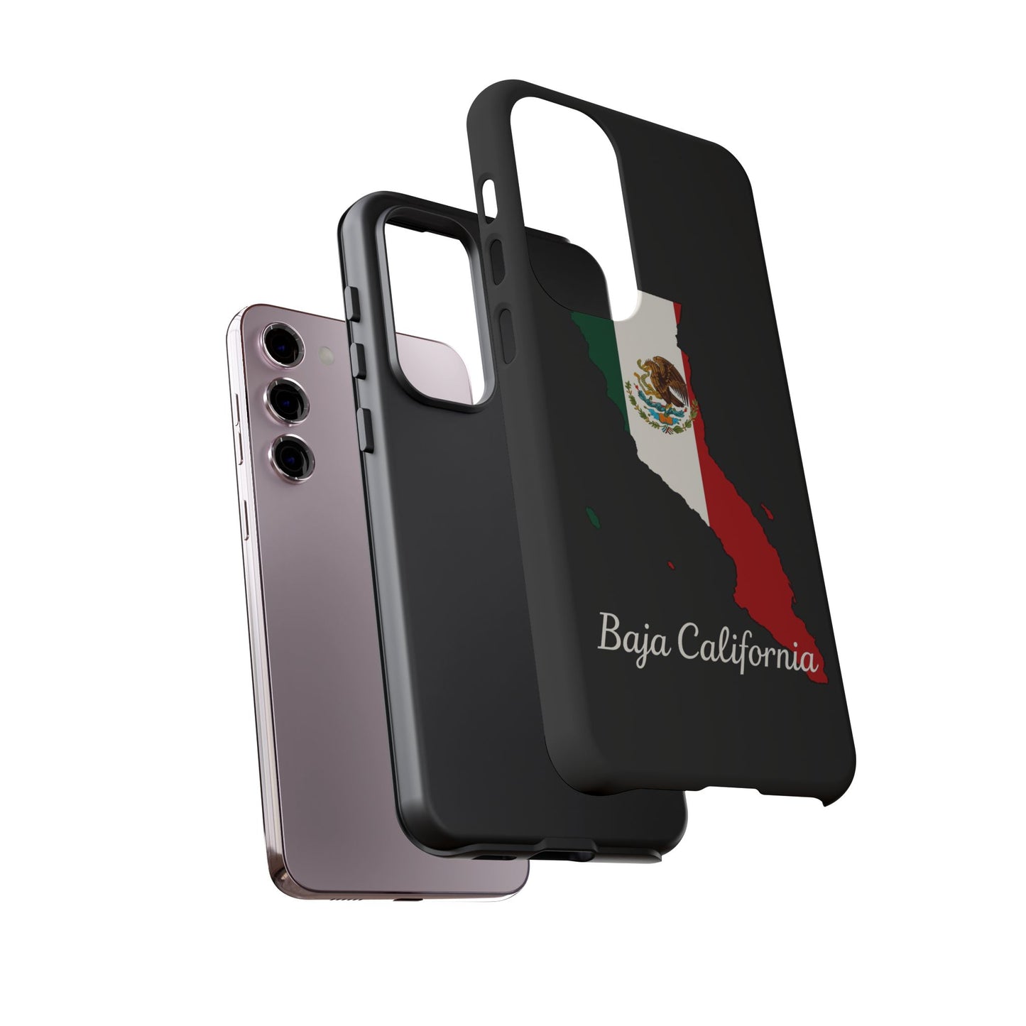 Baja California Mexico Flag Map Phone Case | Mexican American Pride Tough Case for iPhone & Samsung