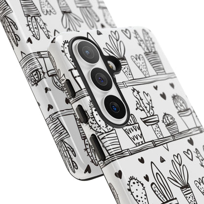 Cactus Succulent Phone Case Cute Plant Aesthetic iPhone Samsung Cover