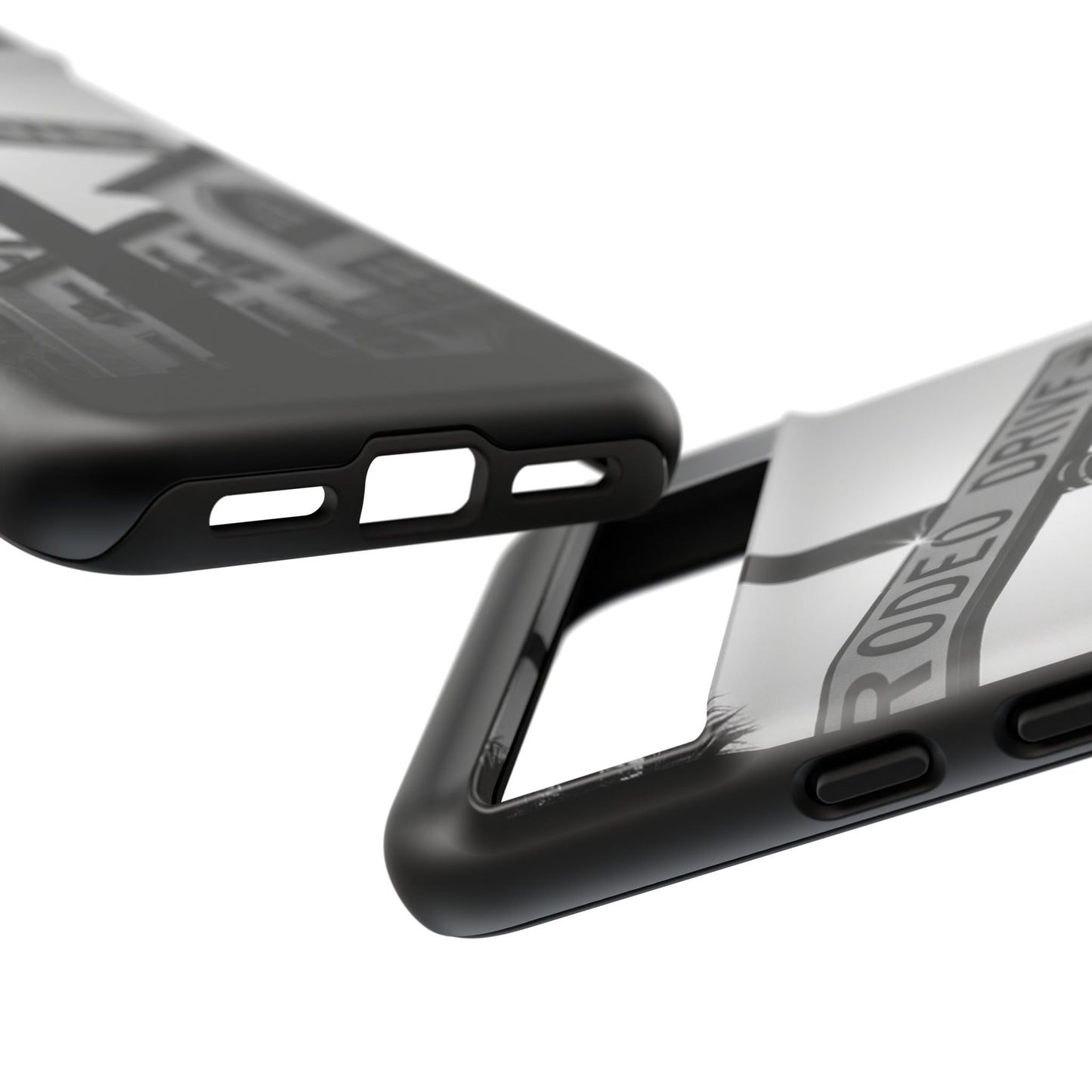 Rodeo Drive Phone Case | Los Angeles Aesthetic Black & White Photography | Luxury LA Street Tough Case for iPhone & Samsung
