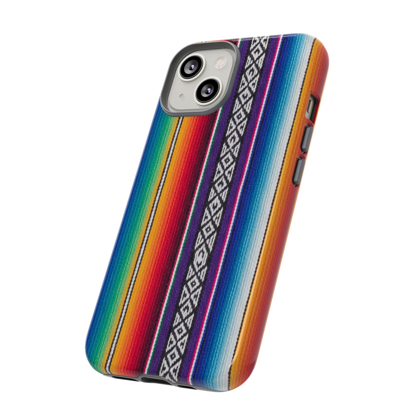 Serape Stripe Phone Case – Colorful Mexican Blanket Pattern Tough Case