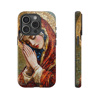 Virgin Mary Phone Case, Catholic Phone Case, Christian Aesthetic Case, Religious iPhone Case, Saint Art Case, Faith Gift