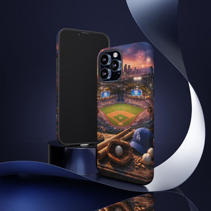 Baseball Sunset Stadium Phone Case LA Game Day Sports Aesthetic Case