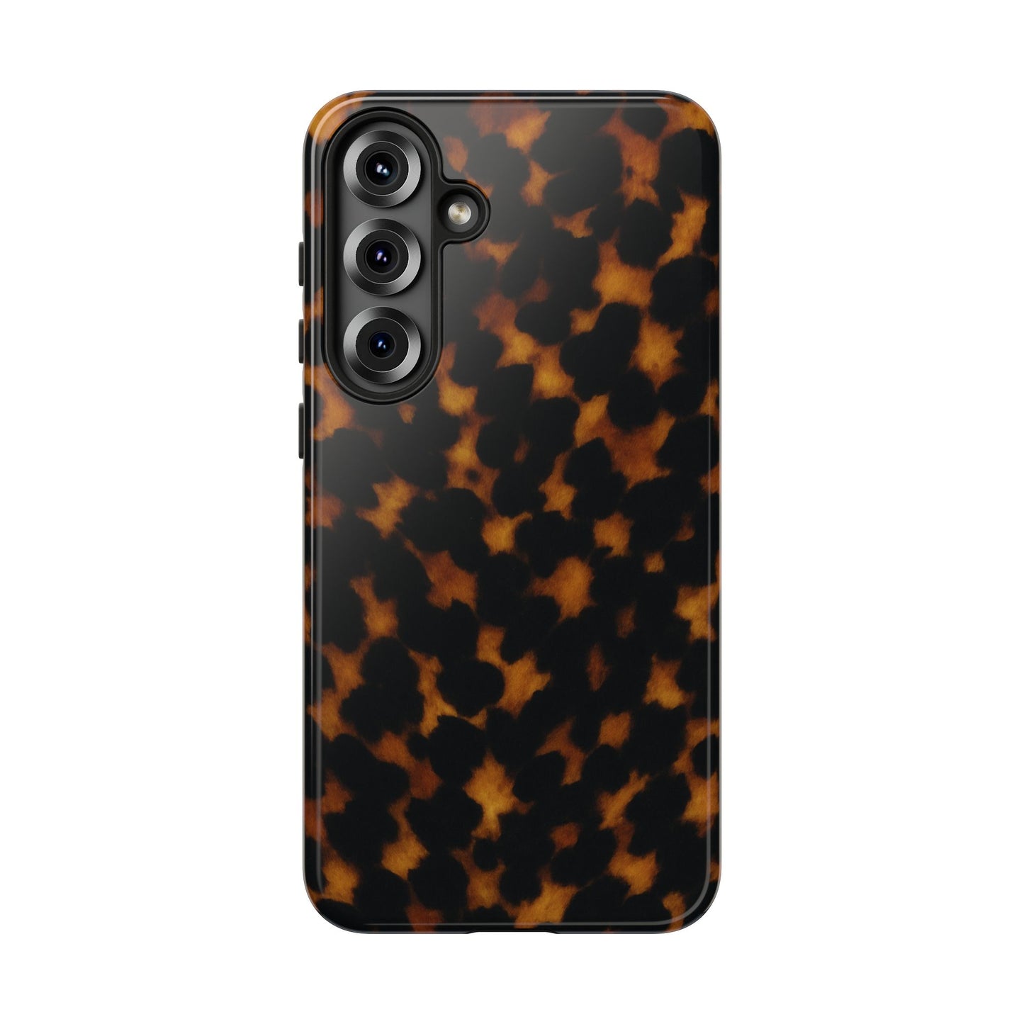 Tortoiseshell Phone Case – Brown Leopard Pattern Luxury Tough Protective Case