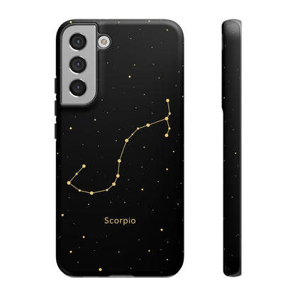 Scorpio Zodiac Constellation Phone Case – Luxe Gold Celestial Cover