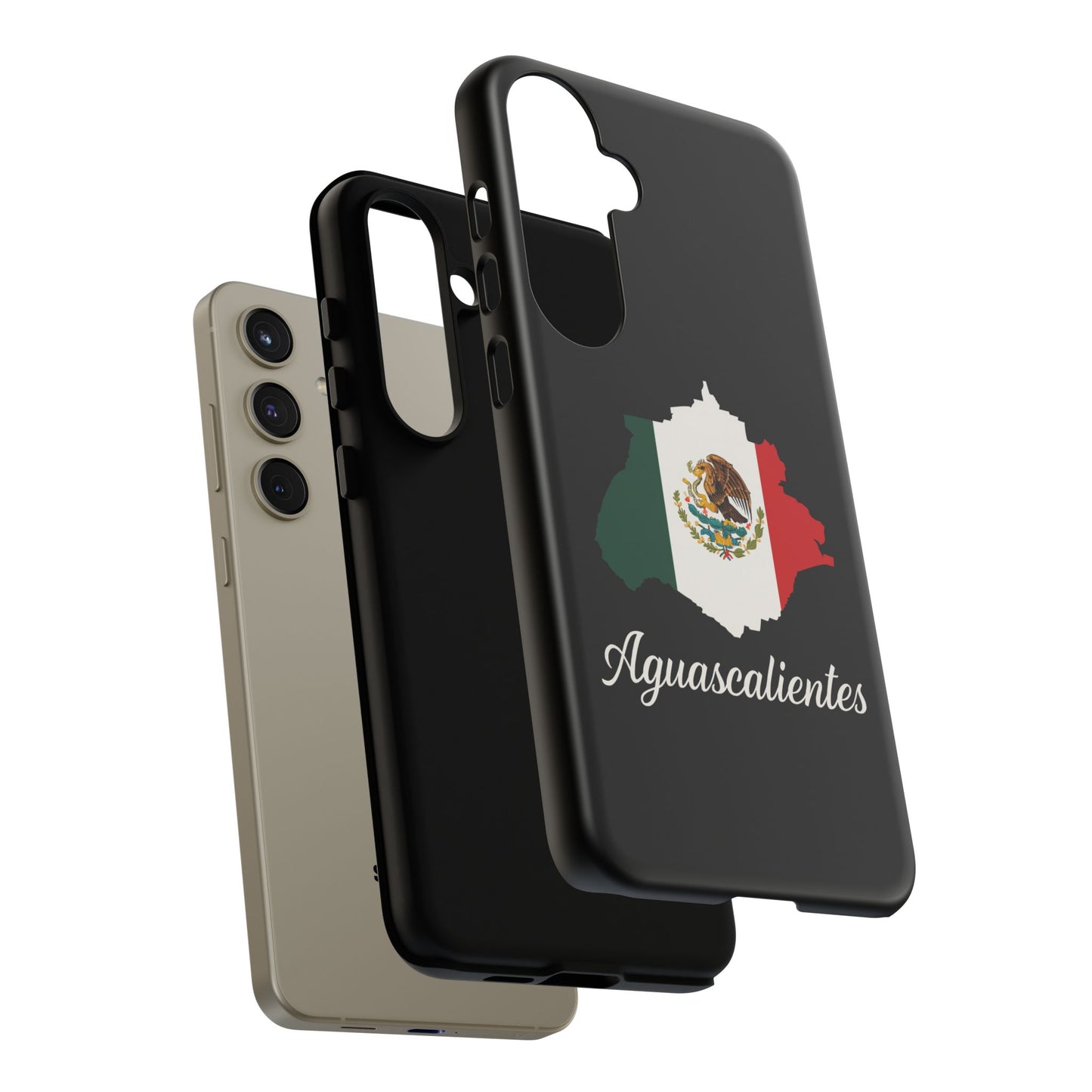Aguascalientes Mexico Flag Map Phone Case | Mexican American Pride Tough Case for iPhone & Samsung