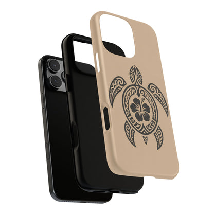 Polynesian Turtle Phone Case | Hawaiian Beach Tough Cover