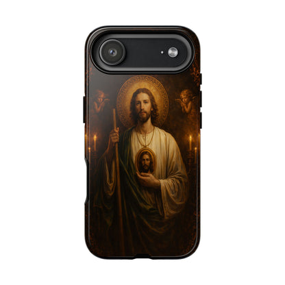 San Judas Phone Case Saint Jude Catholic Saint Religious Art Portrait Tough