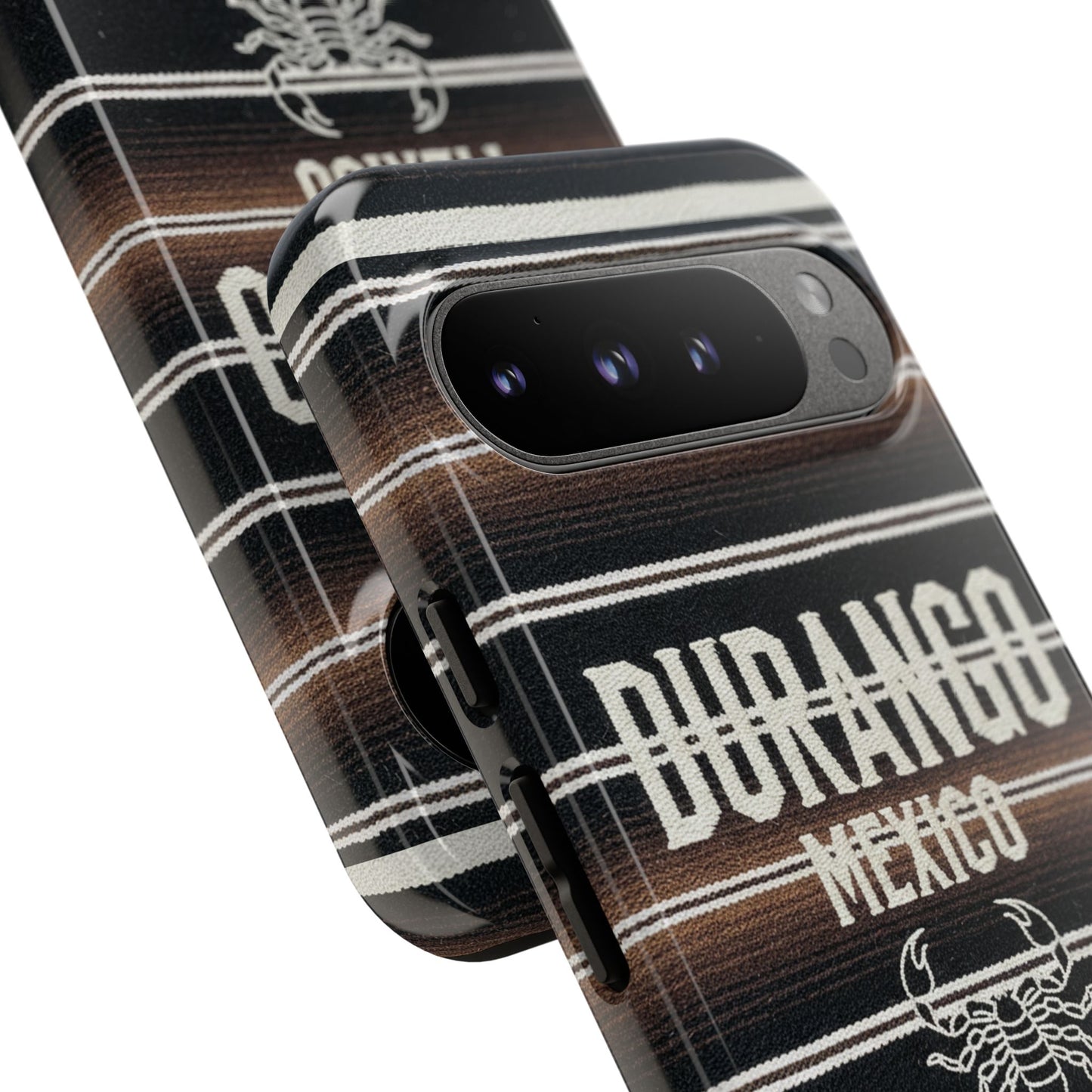 Durango Mexico Phone Case | Serape Scorpion Western Design | Mexican Heritage Tough Case for iPhone & Samsung