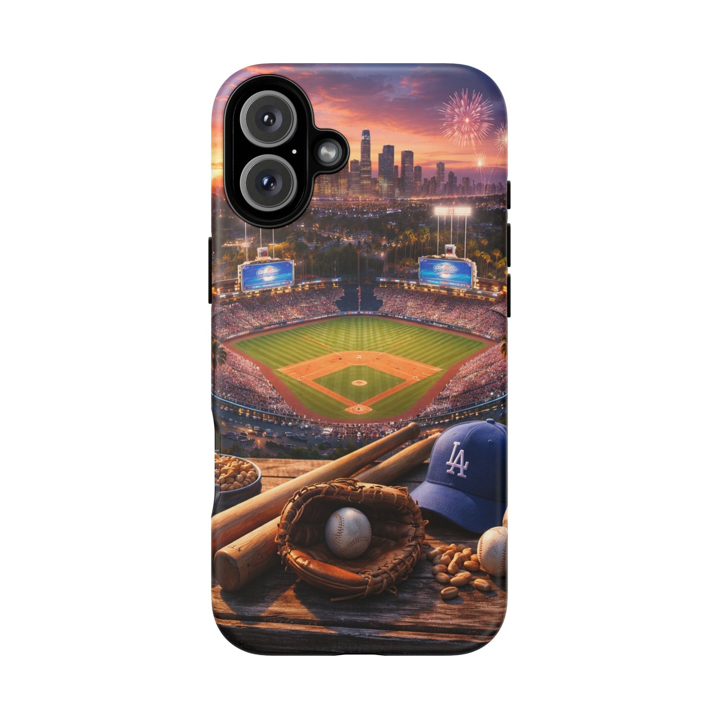 Baseball Sunset Stadium Phone Case LA Game Day Sports Aesthetic Case