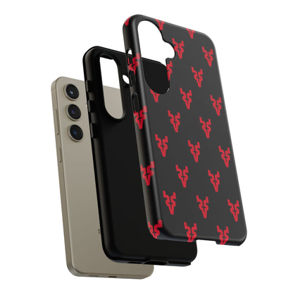 Mazatlán Bull Phone Case – Black Red Streetwear Tough Shockproof Cover