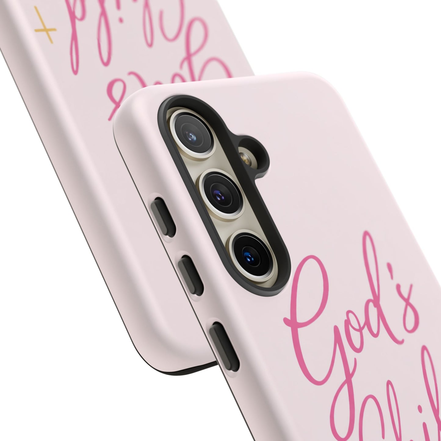 Gods Child Phone Case Christian Pink Aesthetic Tough iPhone Case