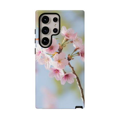Cherry Blossom Phone Case – Pink Floral Tough Case (iPhone, Samsung Galaxy, Pixel)