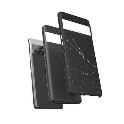 Taurus Zodiac Constellation Phone Case – Luxe Gold Celestial Cover