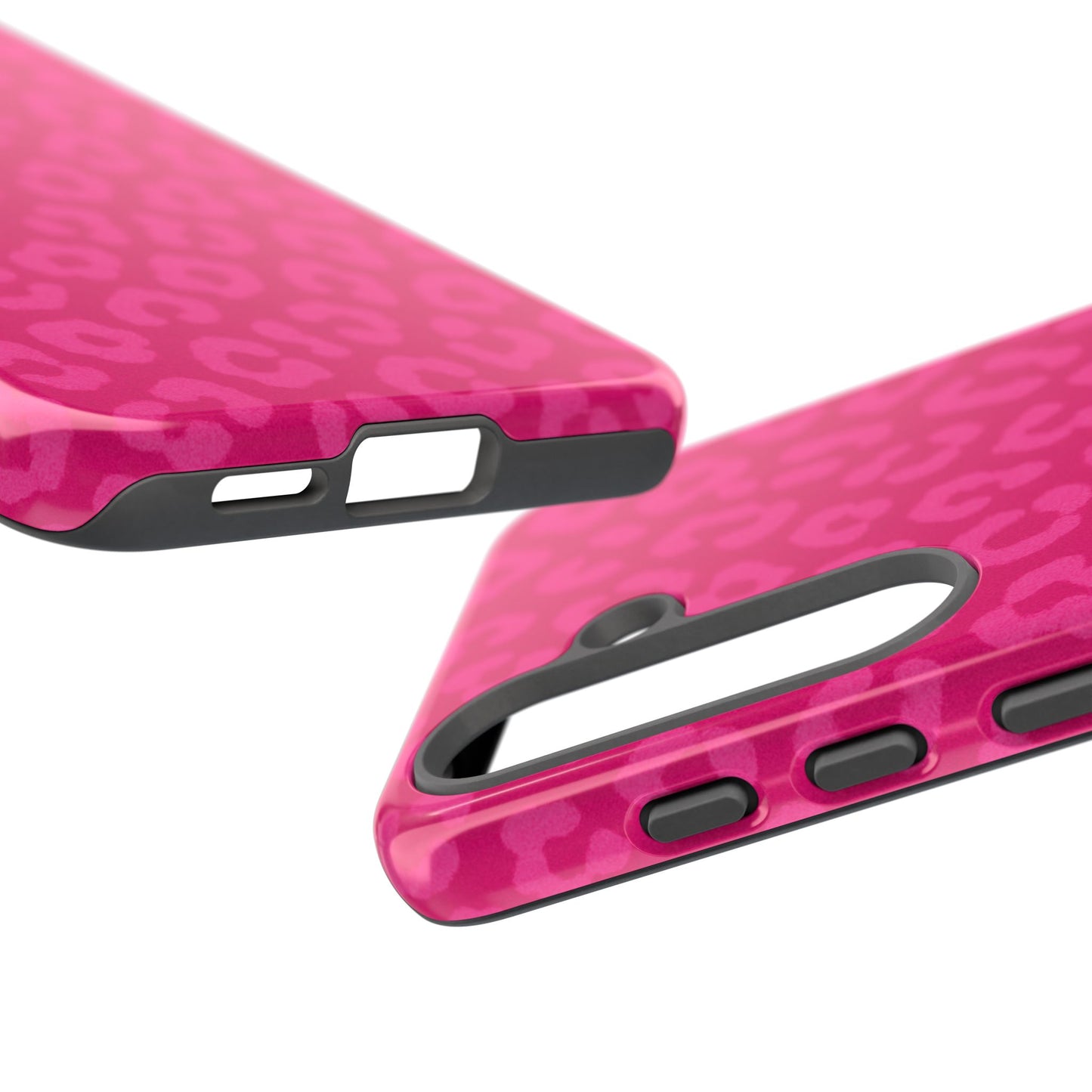 Hot Pink Leopard Print Phone Case – Bold Coquette Leopard Tough Case