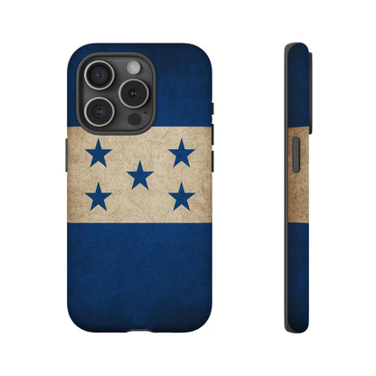 Honduras Flag Phone Case | Vintage Honduran Flag iPhone & Samsung Tough Protective Case