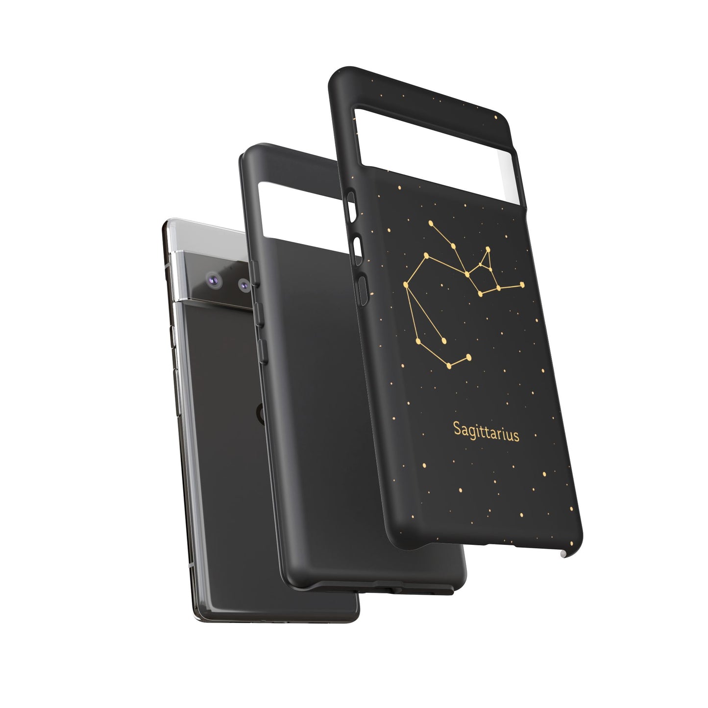Sagittarius Zodiac Constellation Phone Case – Luxe Gold Celestial Cover