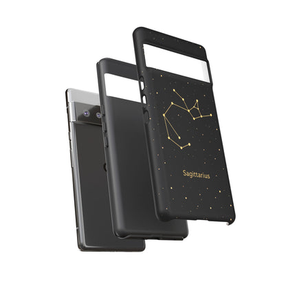 Sagittarius Zodiac Constellation Phone Case – Luxe Gold Celestial Cover