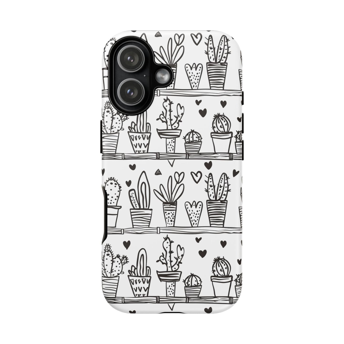 Cactus Succulent Phone Case Cute Plant Aesthetic iPhone Samsung Cover
