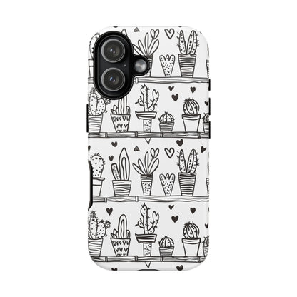 Cactus Succulent Phone Case Cute Plant Aesthetic iPhone Samsung Cover
