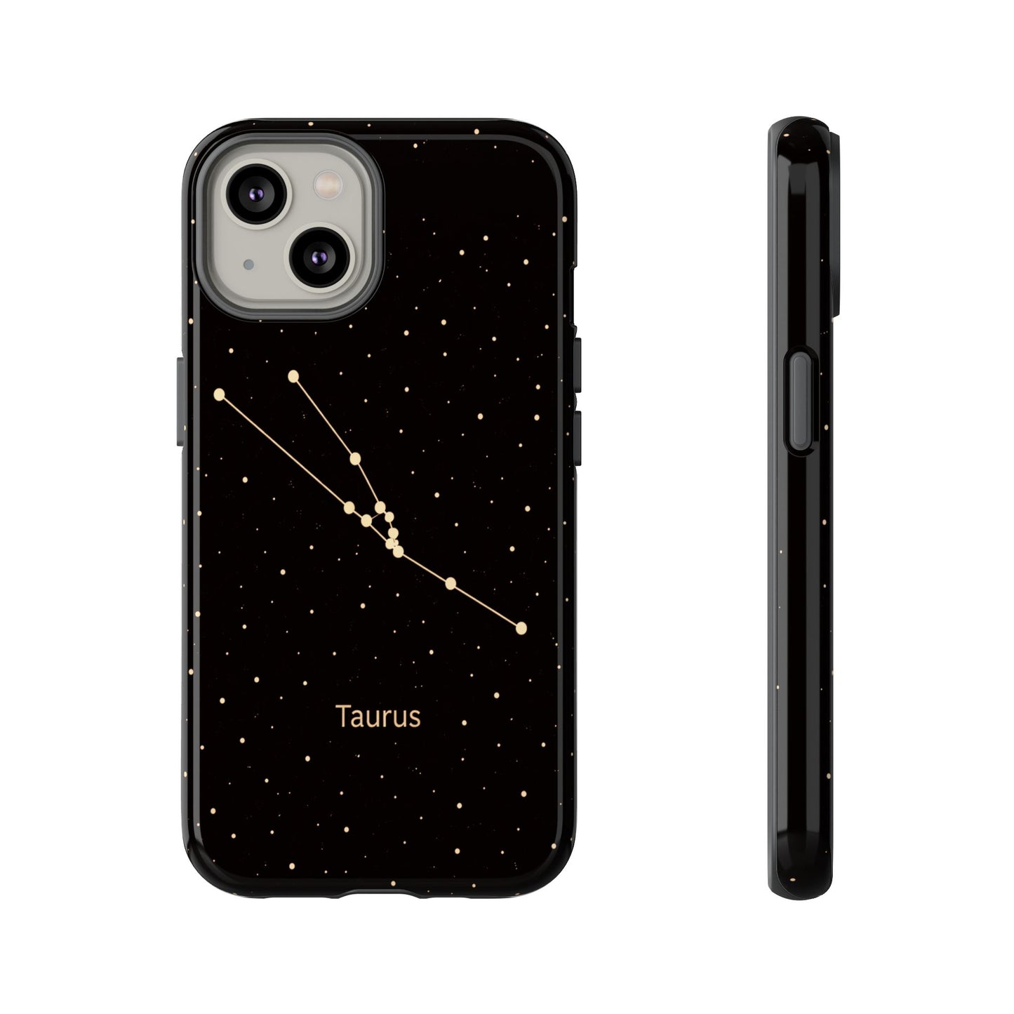 Taurus Zodiac Constellation Phone Case – Luxe Gold Celestial Cover